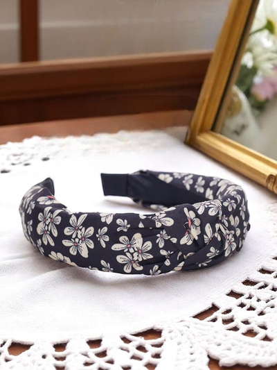 Royalfashion Bandă de păr cu model floral împletit Florinda