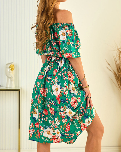 Royalfashion Rochie midi cu model pentru femei a'la hiszpanka