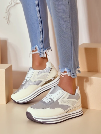 Pantofi sport Royalfashion pentru femei cu sclipici Borovis