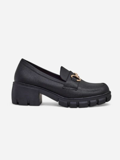 Moccasini femei Royalfashion cu toc mic Tollere