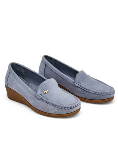 Royalfashion Mocasini cu toc mic pentru femei Lepolt