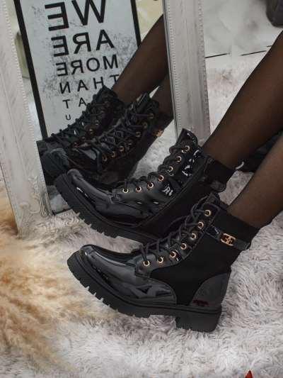 Botine cu șireturi Alvinea