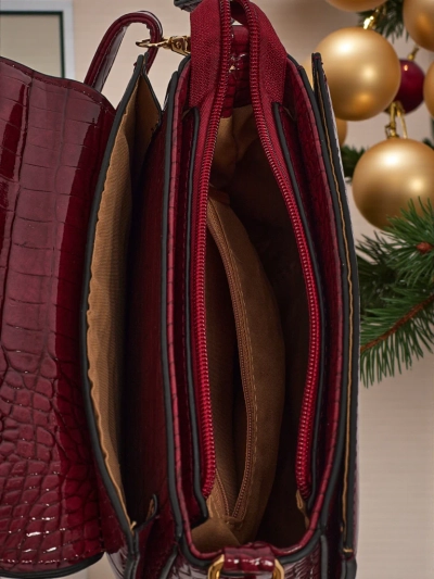 Geantă mică de damă din piele ecologică Tesic