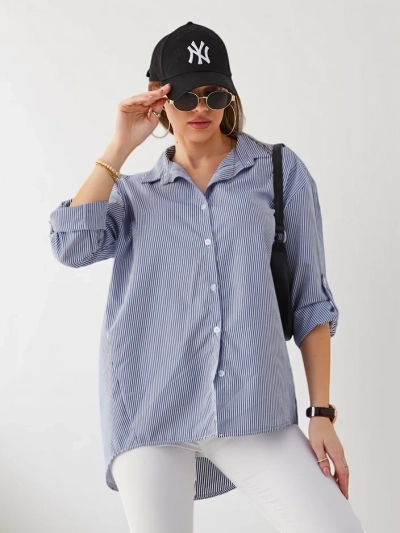 Royalfashion Cămașă în dungi pentru femei