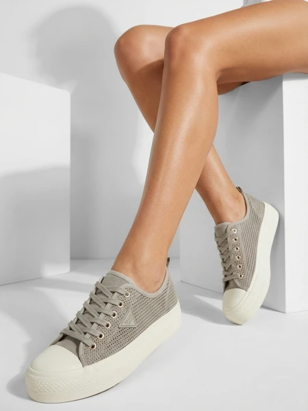 Tenis di Dama Callista Mesh Light Grey – konbinensia i estilo pa zomer i herfst
