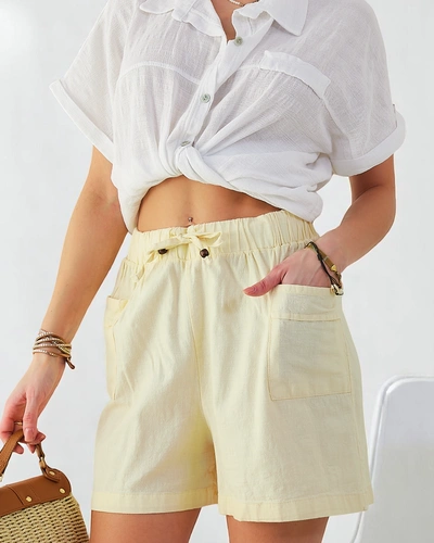 Royalfashion Șorturi din bumbac pentru femei