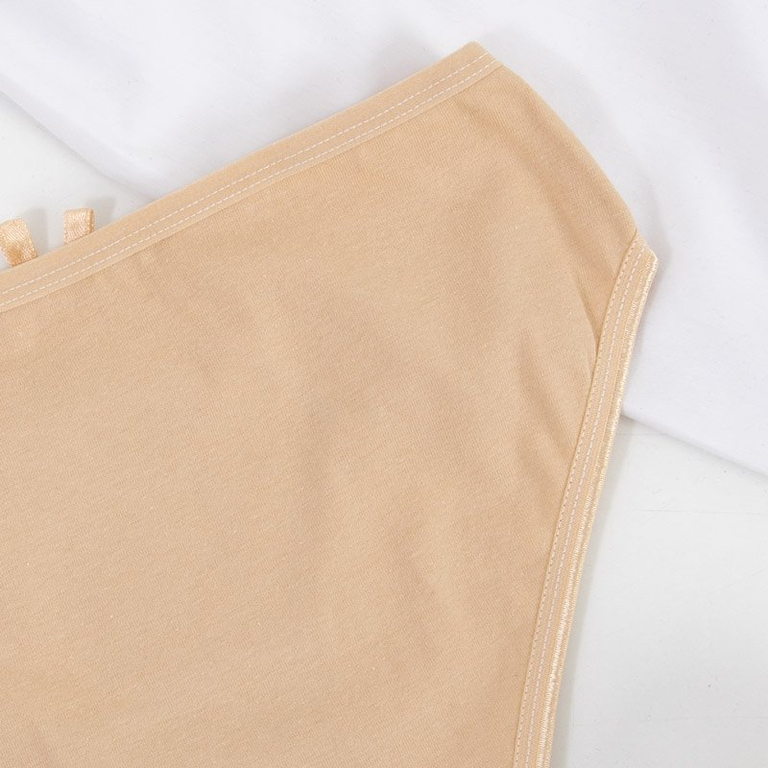 Chiloți bej femei cu dantelă - Lenjerie intimă