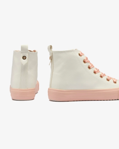 White-Pink Adidași sport pentru femei Macako- Footwear