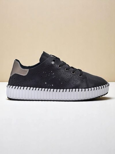 Royalfashion Women's Openwork Sneakers Luna Lace