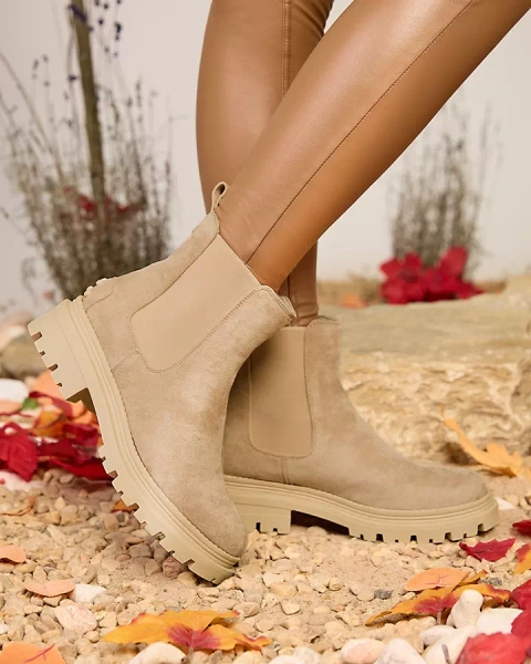 Royalfashion Cizme izolate Comfy Walk pentru femei bej