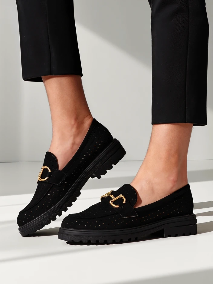 Royalfashion Mocasini perforați pentru femei Besio