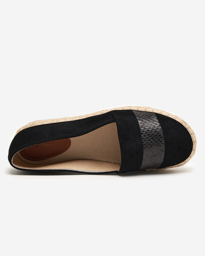 OUTLET Espadrile negre dama Sverope - Pantofi