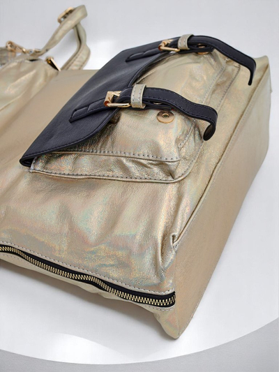 Royalfashion Geantă de damă mare GoldenEase Shopper