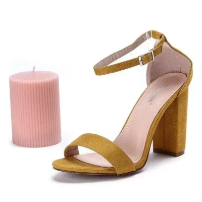 OUTLET Sandale galbene pe post Annie - Încălțăminte