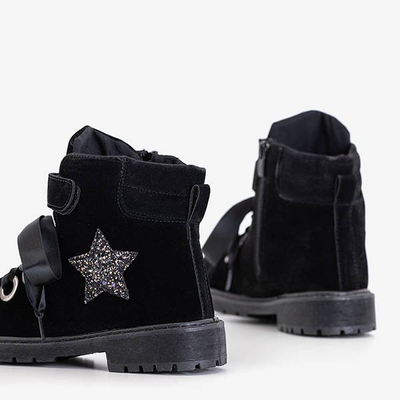 Genti negre pentru femei cu decorațiuni Misaka - Încălțăminte