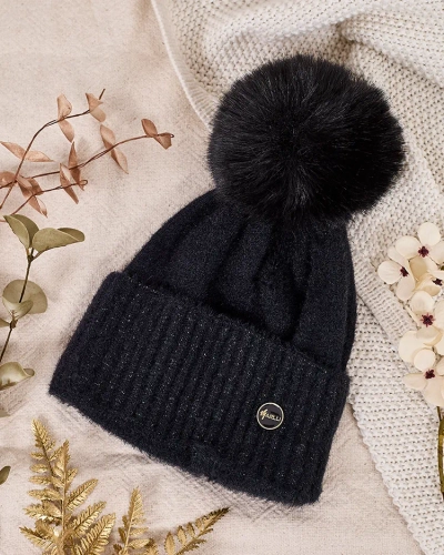 Pălărie pentru femei Royalfashion cu pompon