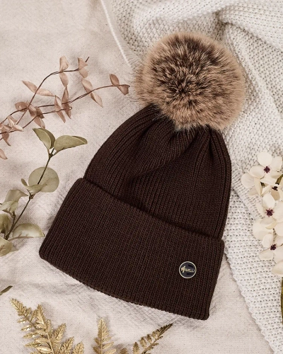 Șapcă de iarnă pentru femei Royalfashion cu borangic