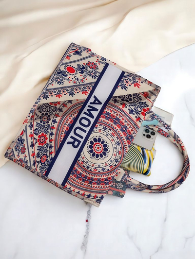 Royalfashion Geantă de pânză Amour Vibes