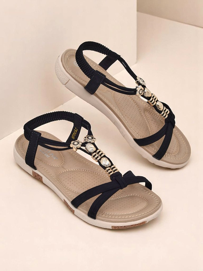 Royalfashion sandale ornamentate pentru femei Veve