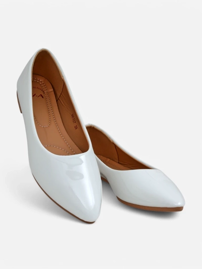 Royalfashion Pantofi ballet din piele ecologică patentată pentru femei Aramiese