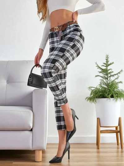 Royalfashion Pantaloni din stofă pentru femei