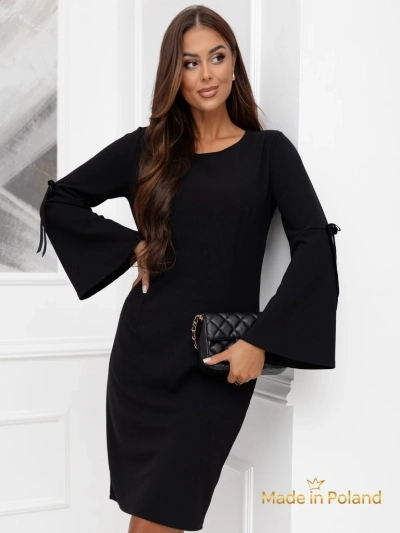 Rochie mini de damă cu mâneci largi Anielle