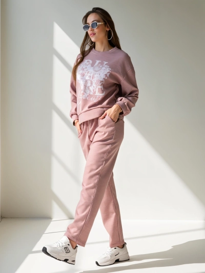 Royalfashion Set de viscoză pentru femei cu imprimeu