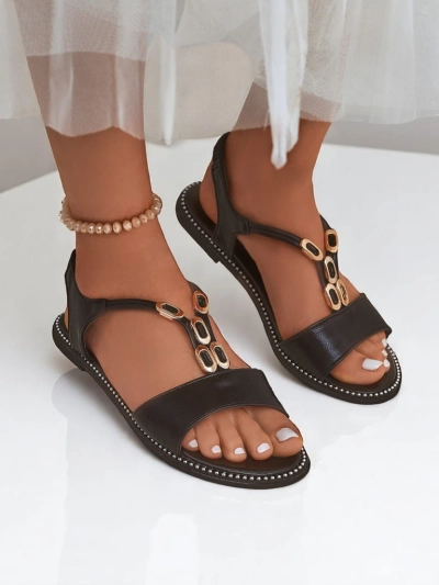 Royalfashion Damesandale met dekoratiewe bandjies Siena Glow