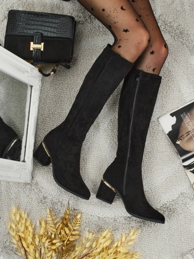 Cizme de damă Royalfashion cu toc Niefio