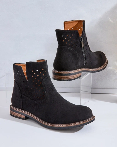 Royalfashion Cizme Rito pentru femei maro deschis
