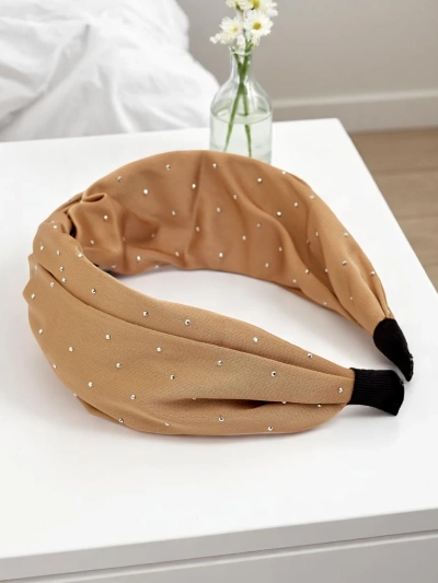 Royalfashion Bandă de păr cu strasuri Shine Twist