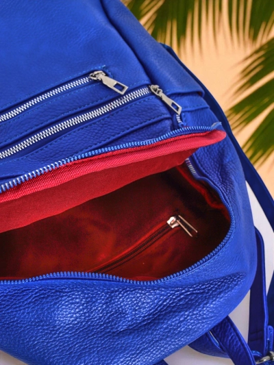 Plecako zhuvlijako Callisto Royal Blue — baro, moderno e ekoskura e zamočko