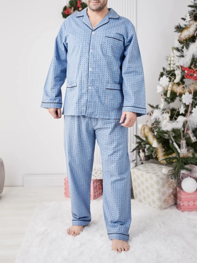 Pijama bărbați Royalfashion cu imprimeu