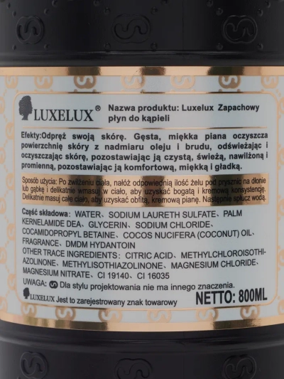 Gel de duş Luxelux Golden Classic 800 ml
