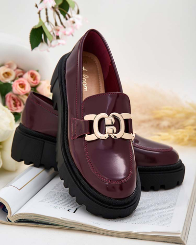 Royalfashion Mocasini lăcuiți de damă Bevevra