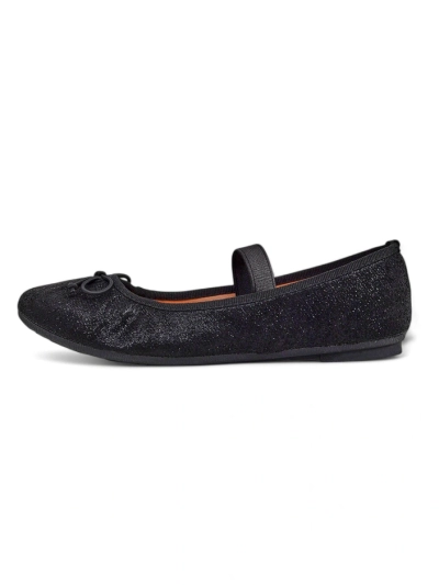 Royalfashion Balerini strălucitoare pentru femei cu fundiță și elastic Safte