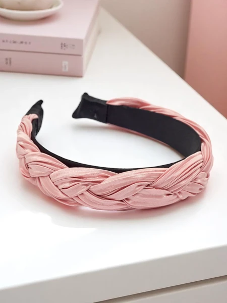 Royalfashion Bentita de păr creponată împletită Nina