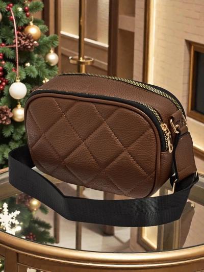 Geantă mică de damă matlasată din piele ecologică Connere