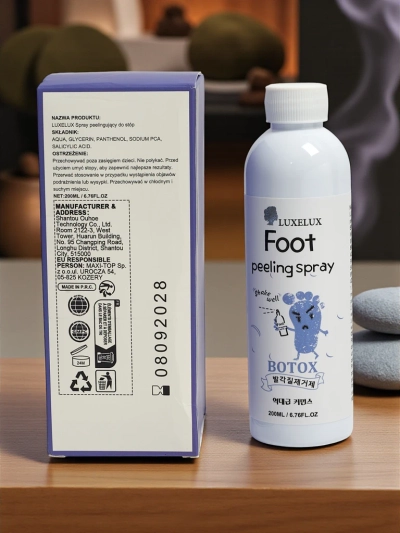 Spray Peeling Luxelux 200ml pentru Picioare cu Efect Botox