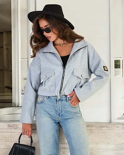 Jachetă bomber pentru femei Royalfashion