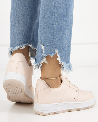 Pantofi dama roz deschis Adidasi tip Jaminso - Incaltaminte