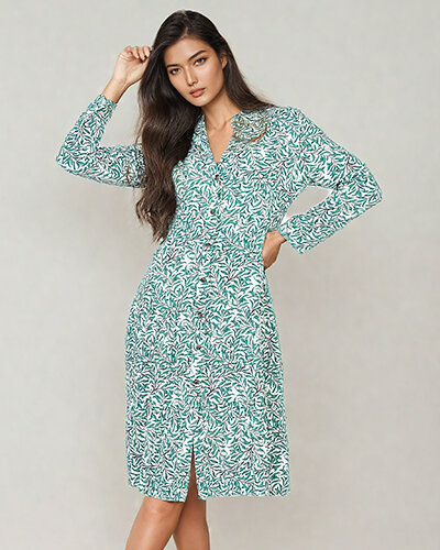 Royalfashion Rochie midi cu imprimeu pentru femei