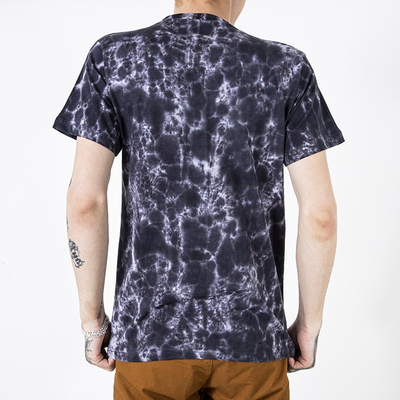 Tricou bărbătesc negru din bumbac cu imprimeu - Îmbrăcăminte