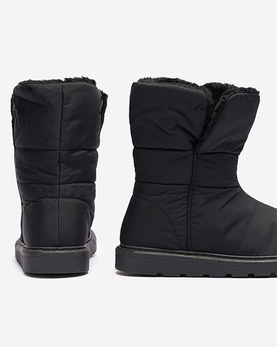 Negru cizme pentru femei a'la cizme de zăpadă Kalioli- Footwear