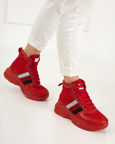 Adidasi sport roșii de damă Hasmali - Încălțăminte