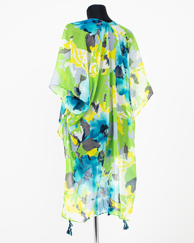 Pareo de dama cu model in verde - Imbracaminte