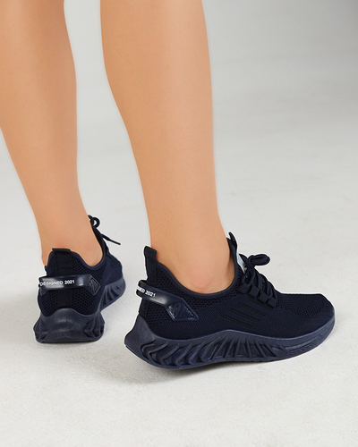 Pantofi sport dama, stofa, bleumarin Ltoti- Pantofi