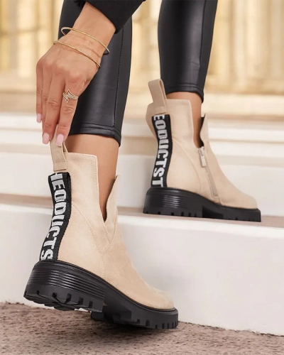 Royalfashion Cizme de damă cu decupaj Gorgie