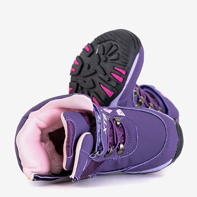 Cizme de zăpadă Vasylisa violet pentru fete - Încălțăminte