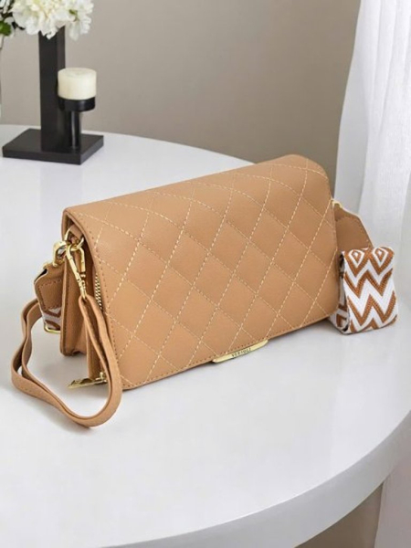 Royalfashion Portofel multifuncțional matlasat pe curea Multi Culti